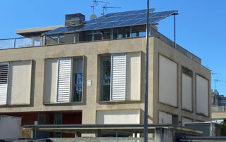 antes y después de instalar placas solares